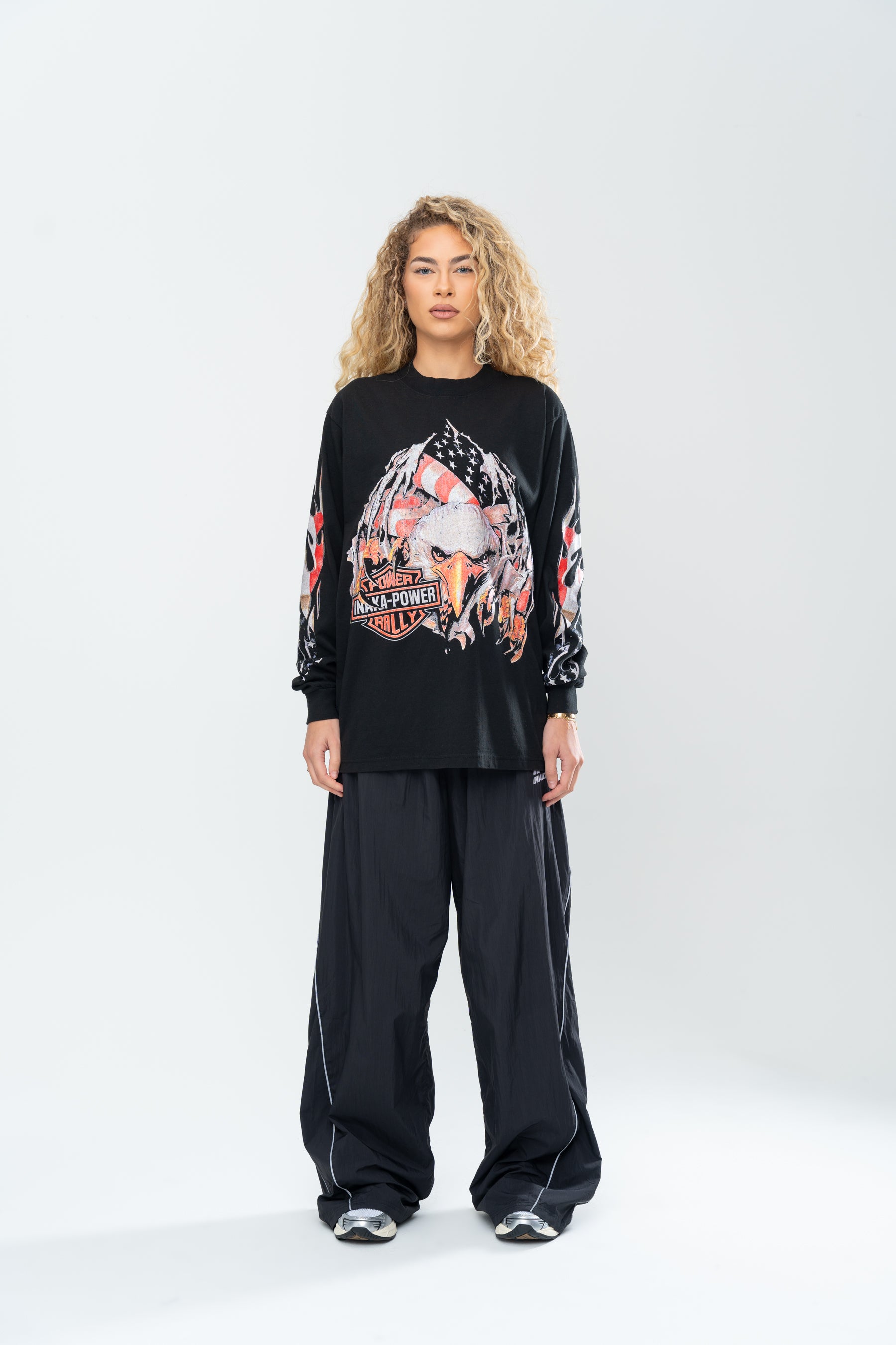 INAKA AMERICANA LONG SLEEVE - BLACK