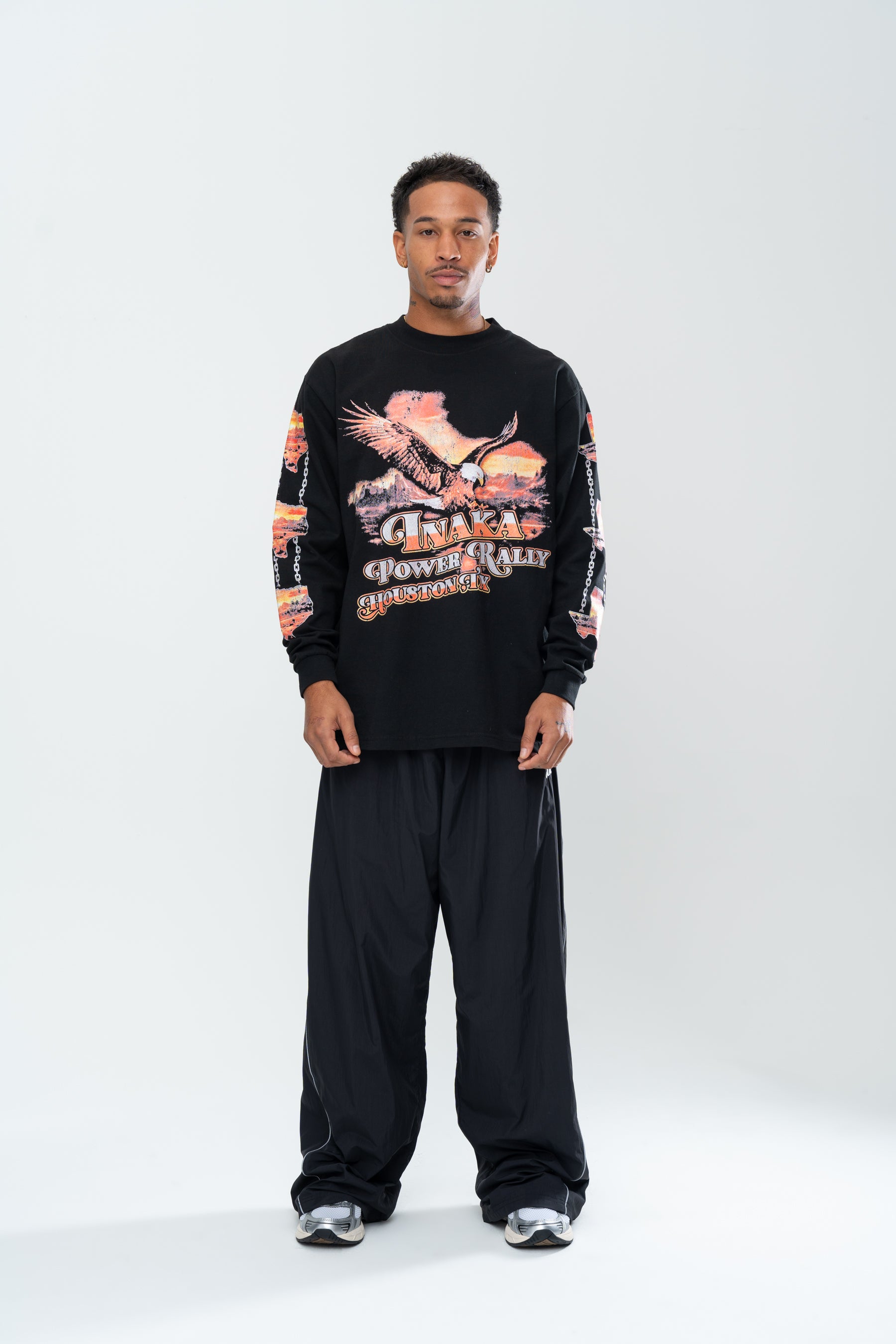 INAKA OUTLAWS LONG SLEEVE - BLACK
