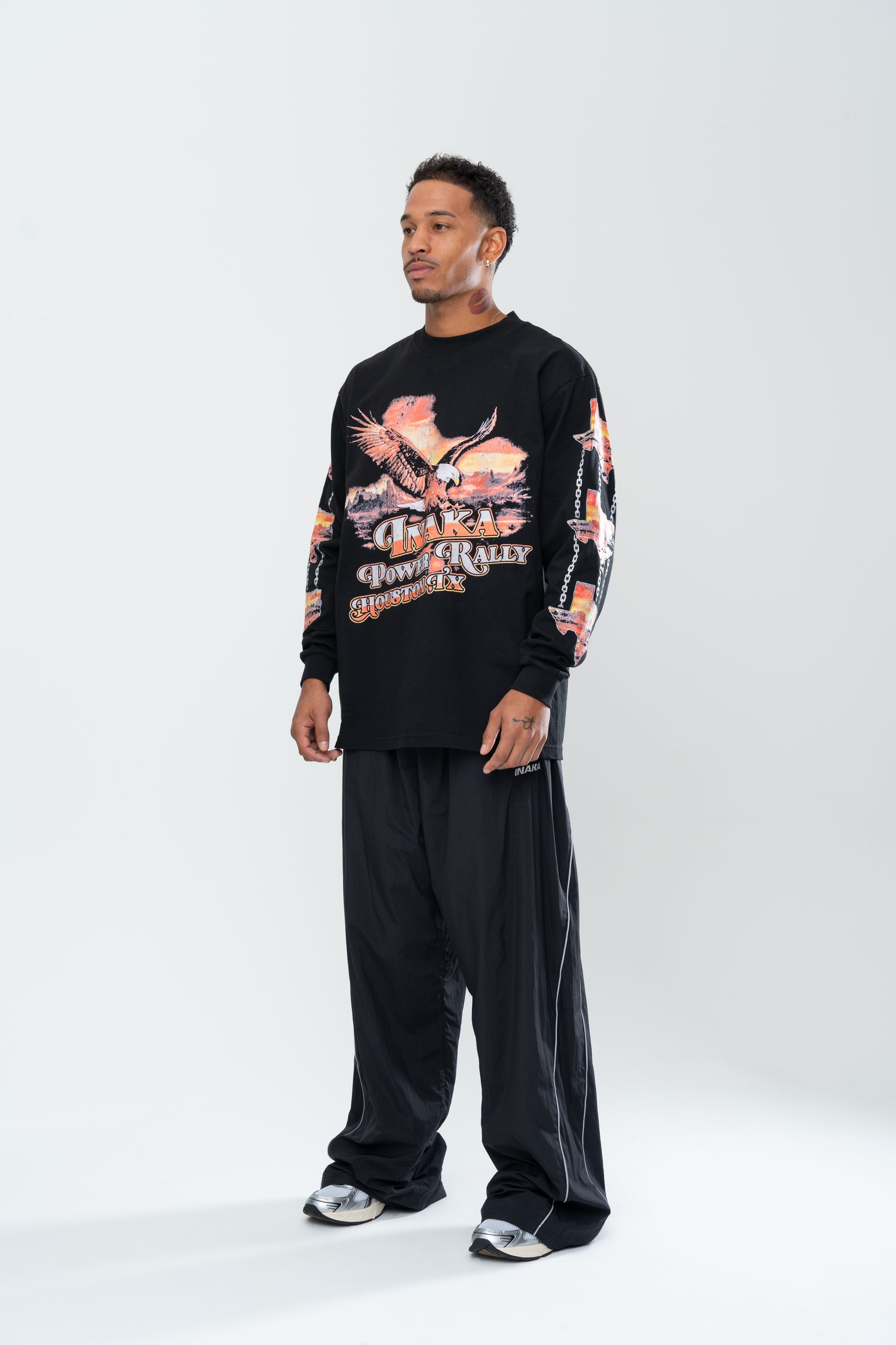 INAKA OUTLAWS LONG SLEEVE - BLACK