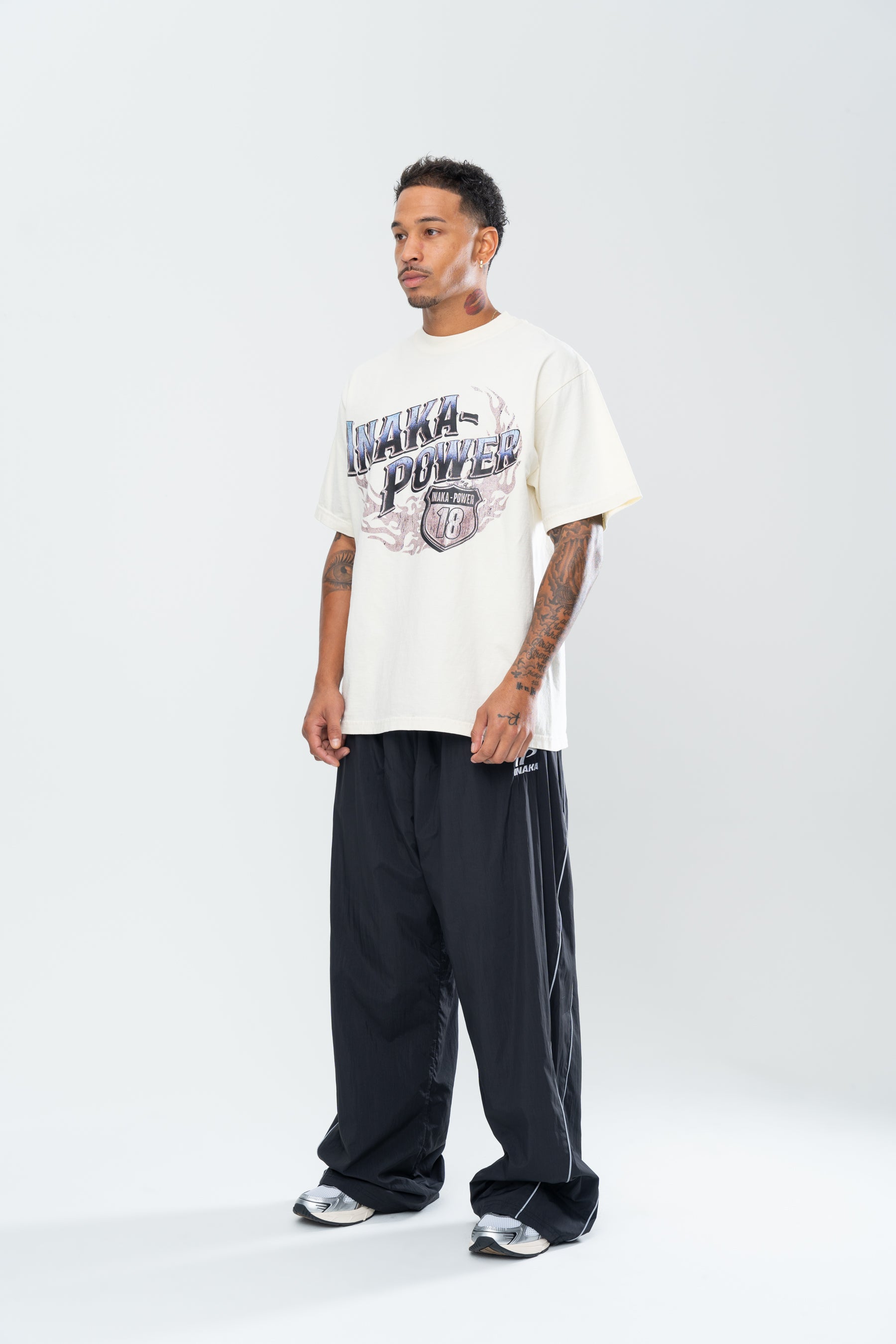 INAKA RADIANT FLAME TEE - CREAM