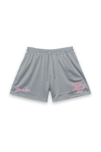 CLASSIC MESH SHORTS - ELECTRIC SILVER/PINK