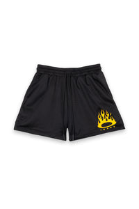 FURY MESH SHORTS - BLACK