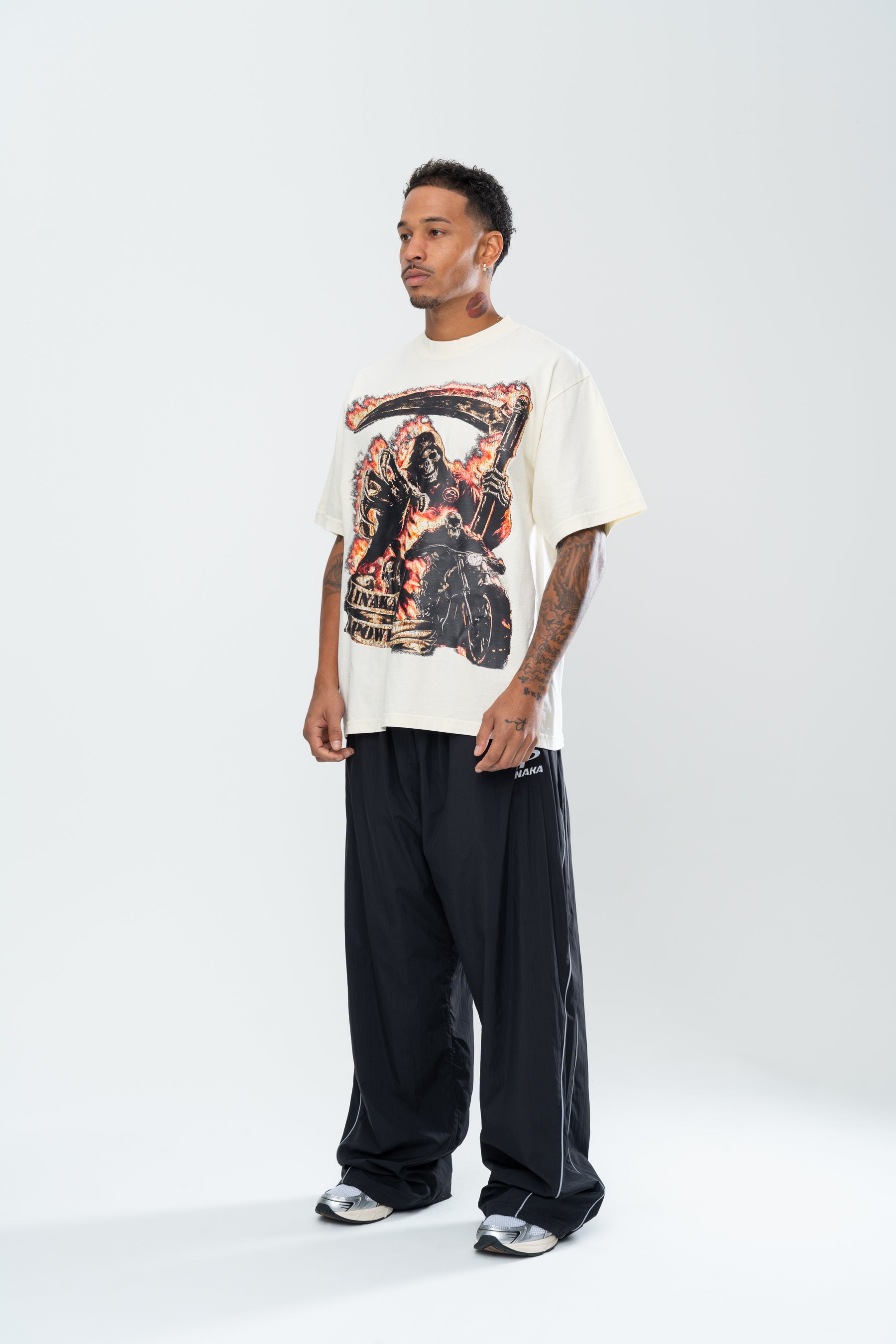 INAKA ROAD REAPER TEE - CREAM