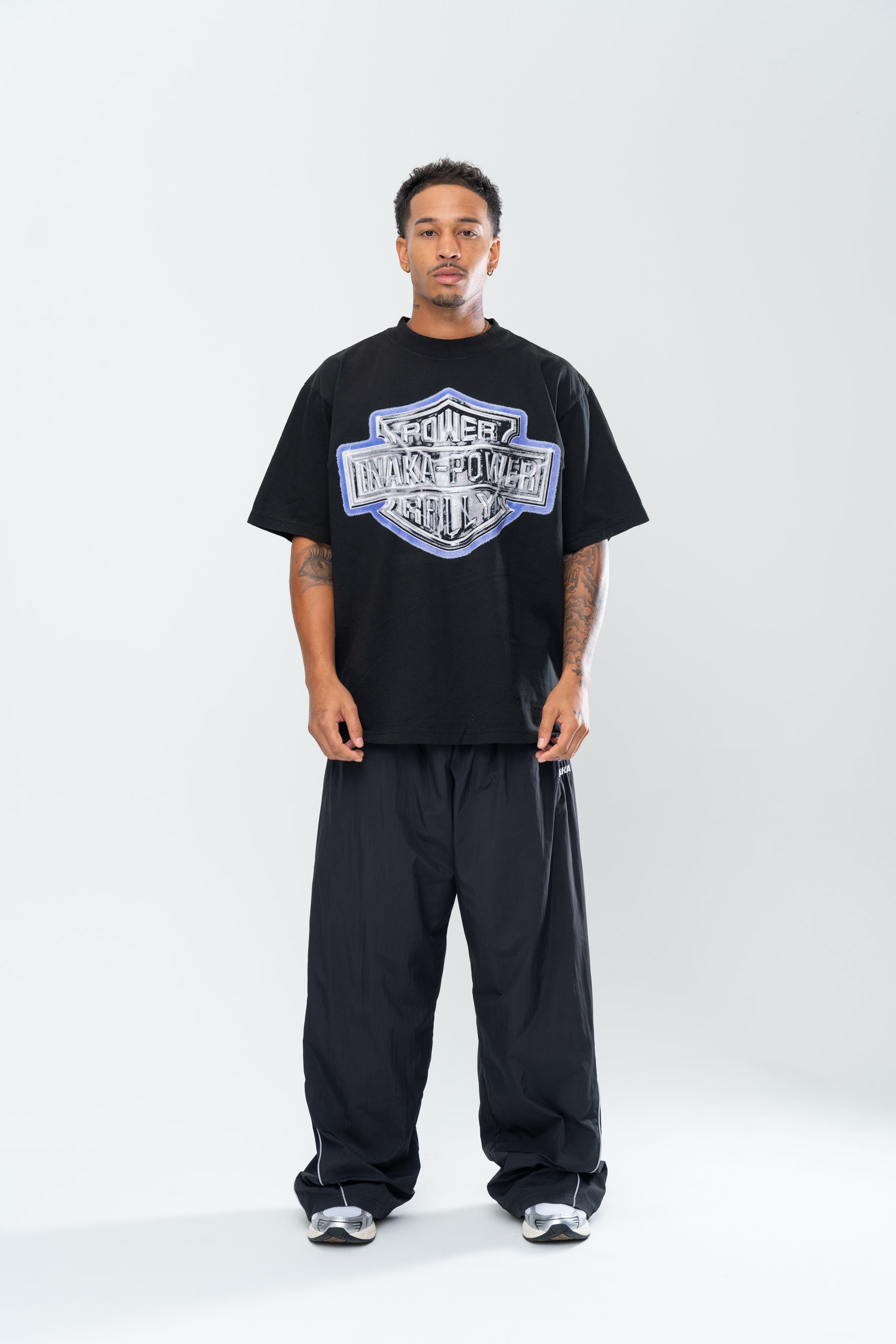 INAKA POWER RALLY TEE - BLACK
