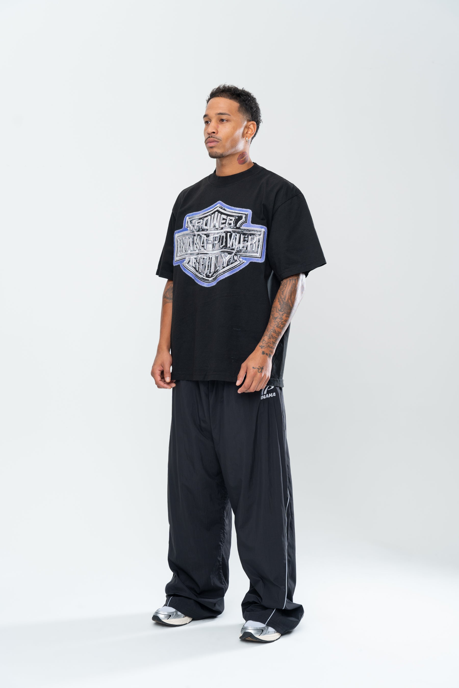 INAKA POWER RALLY TEE - BLACK