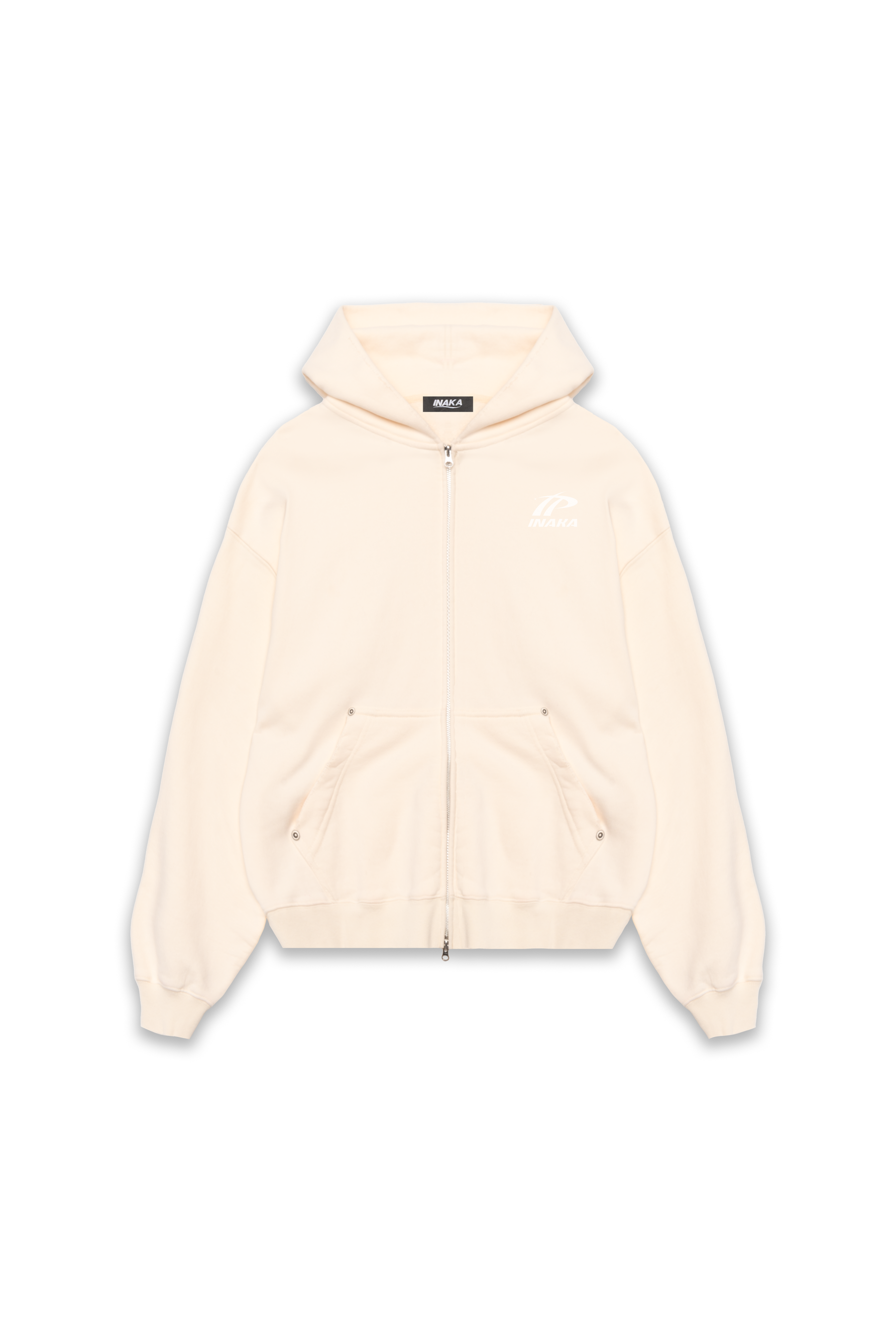 SPORTSWEAR DOUBLE ZIP HOODIE - BEIGE