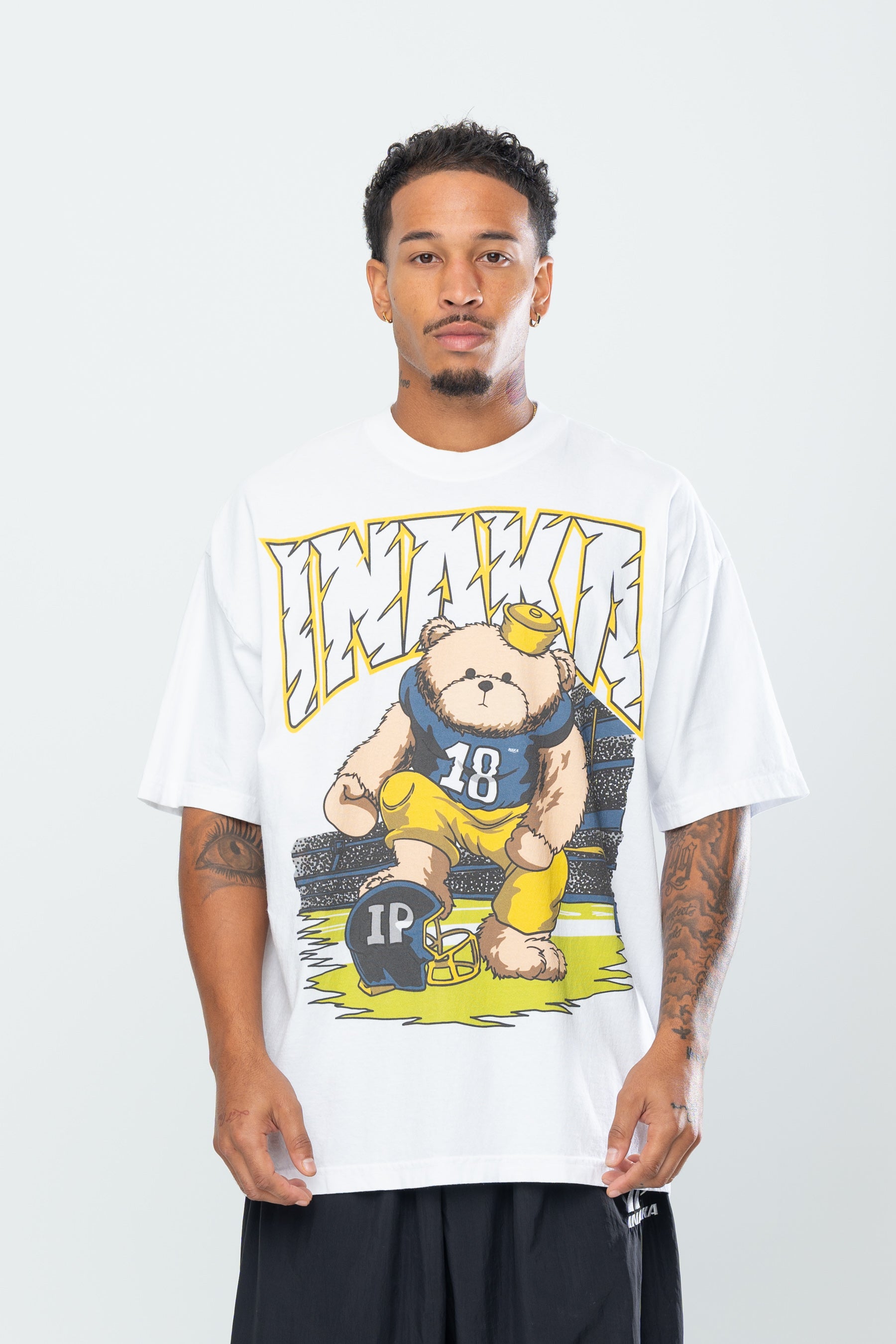 INAKA WOLVERINE TEDDY - WHITE