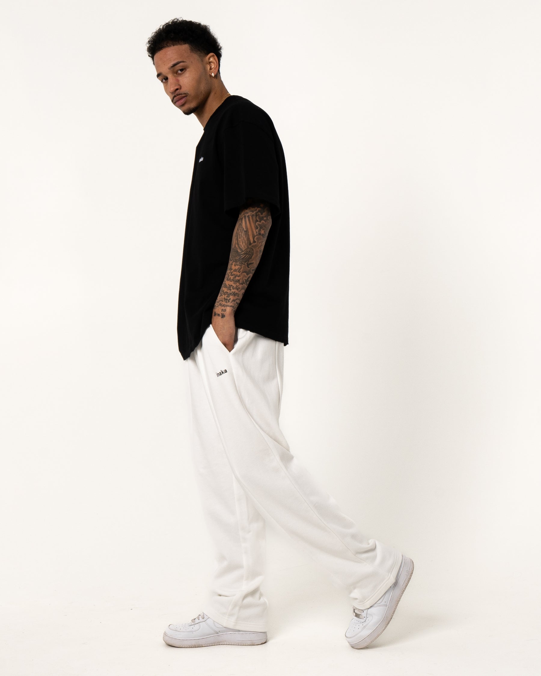 Basic Relaxed Sweats - Off White
