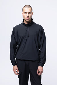 PERFORMANCE CLUB 1/4 ZIP JACKET - BLACK