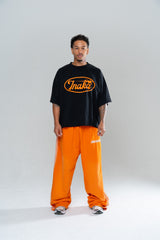 ICONIC BAGGY SWEATPANTS - ORANGE