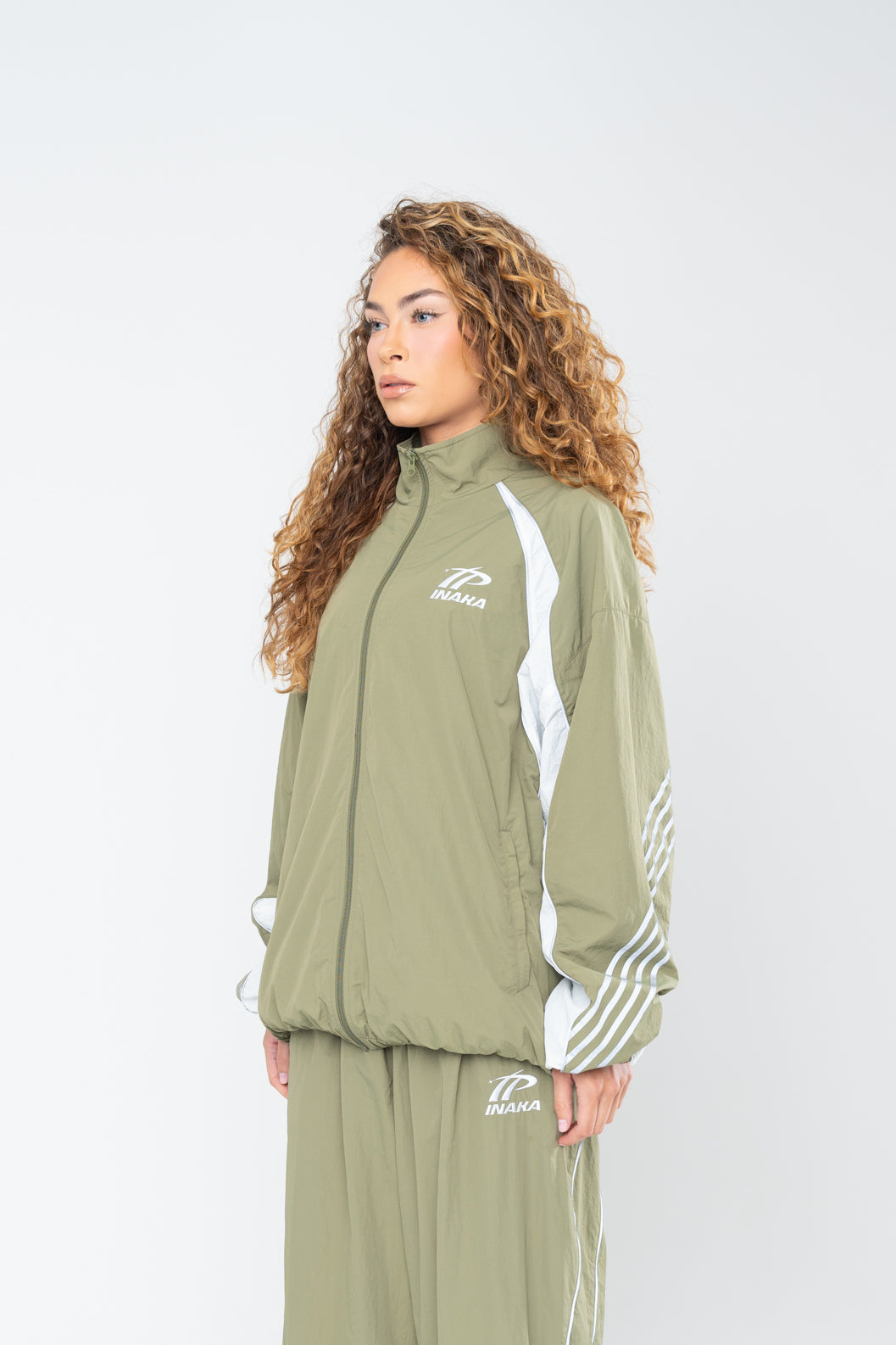 SPORTSWEAR TRACK JACKET - BURNT OLIVE