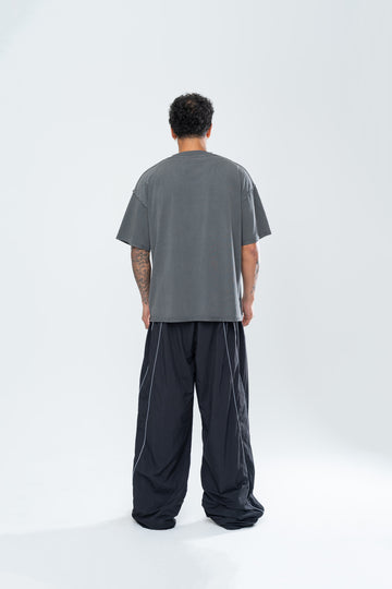 FURY BAGGY TRACKPANTS - BLACK
