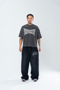 UNIVERSITY DISTRESSED BAGGY SWEATPANTS