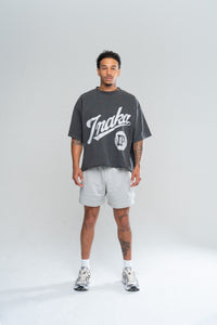 SHOOTING RANGE CROPPED TEE - VINTAGE BLACK