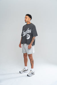 SHOOTING RANGE CROPPED TEE - VINTAGE BLACK