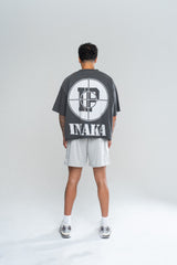 SHOOTING RANGE CROPPED TEE - VINTAGE BLACK