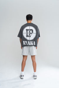 SHOOTING RANGE CROPPED TEE - VINTAGE BLACK