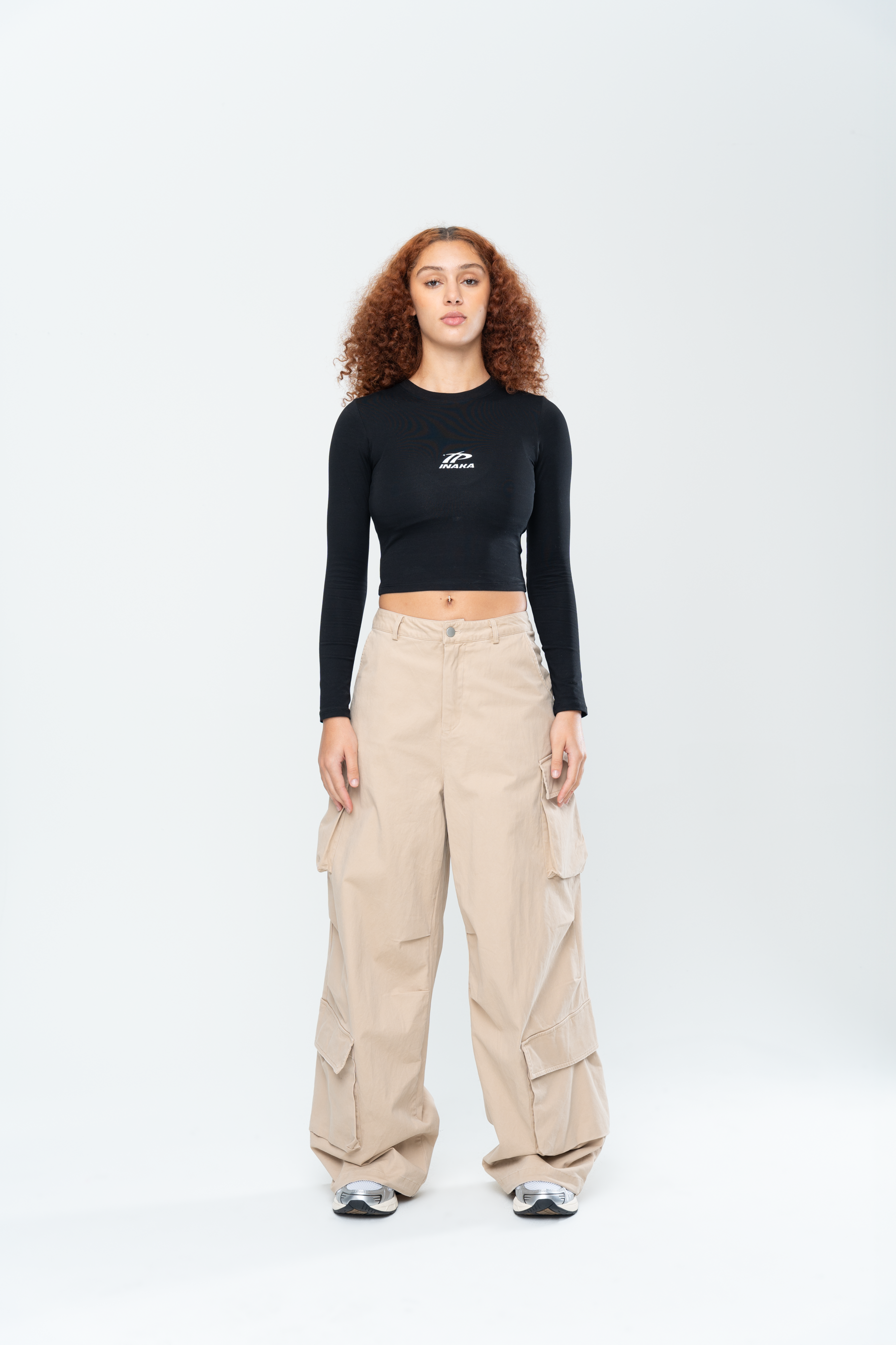 INAKA BAGGY CARGO PANTS - SAND