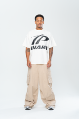 INAKA BAGGY CARGO PANTS - SAND