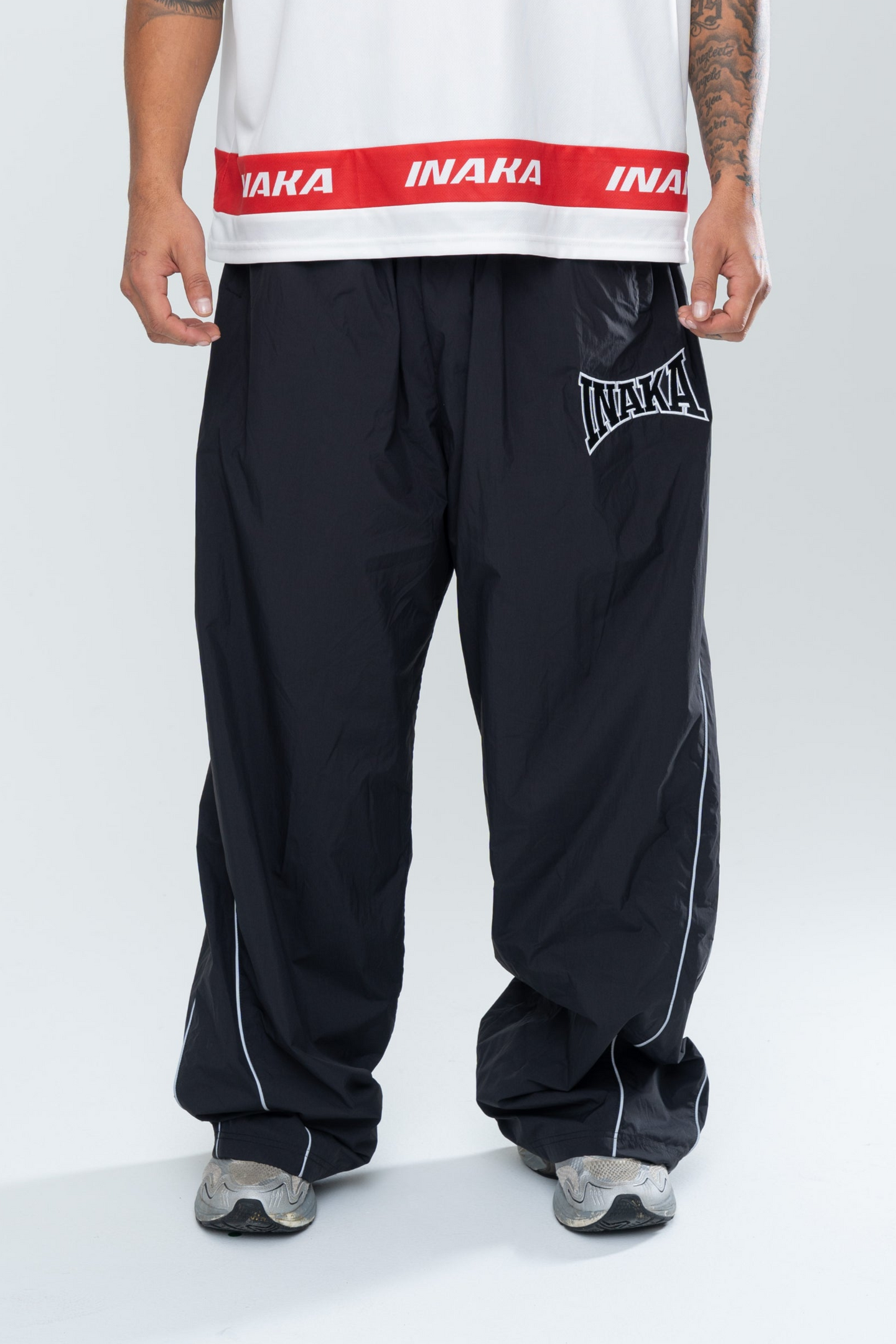 POWERSHOT BAGGY TRACKPANTS - BLACK