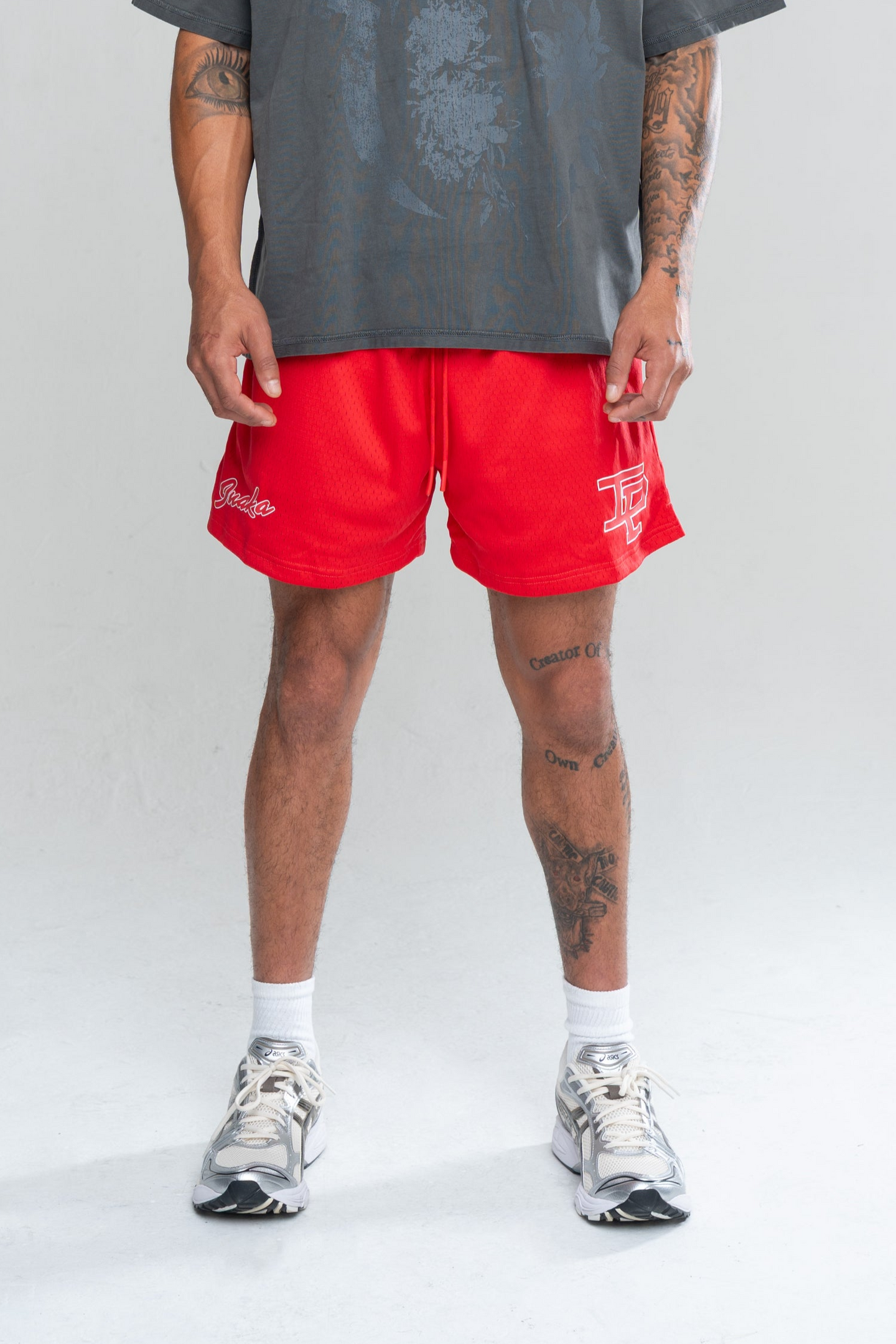 CLASSIC MESH SHORTS - RED