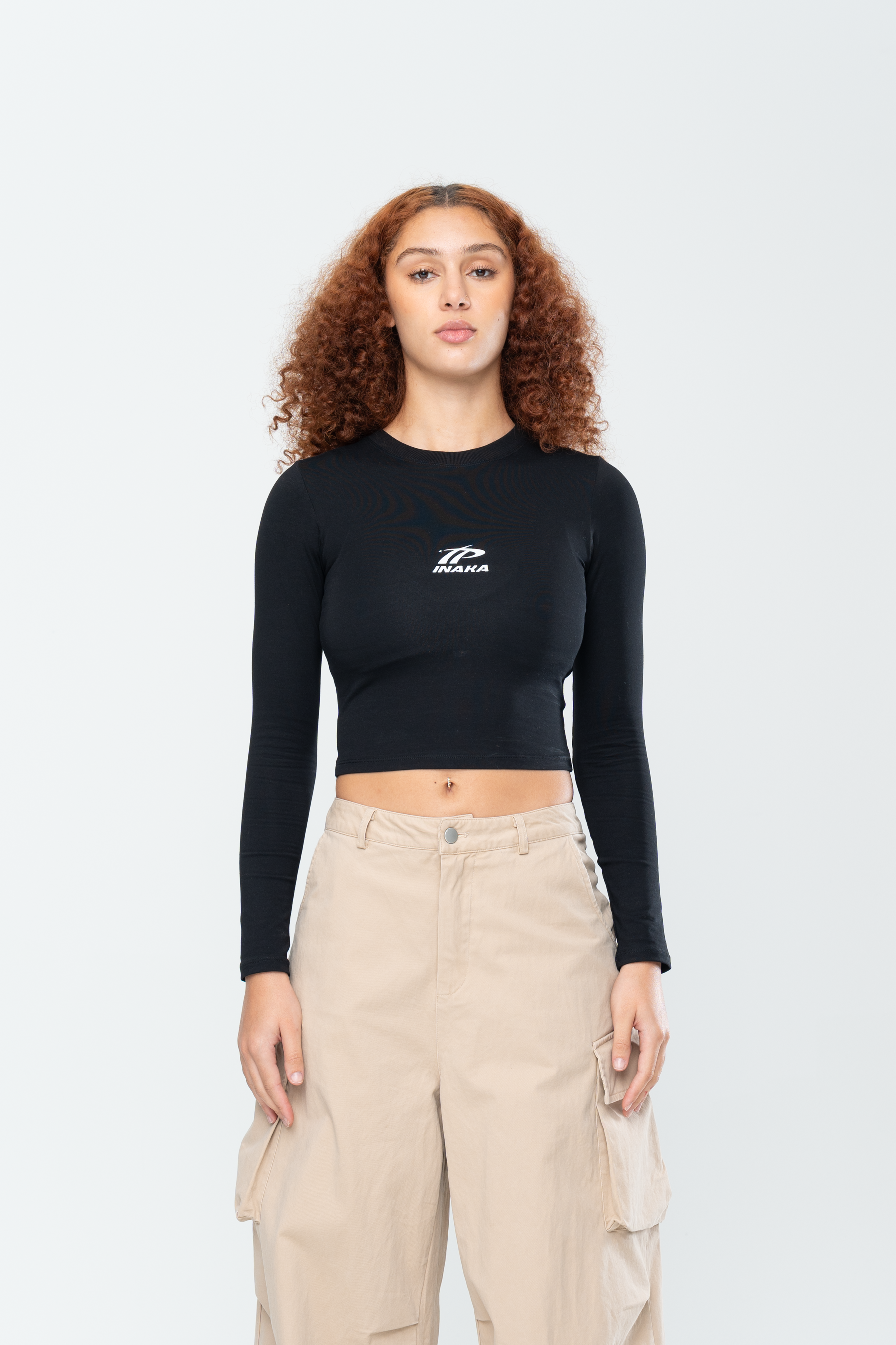 SPORTSWEAR BABY LS TEE - BLACK