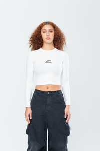 SPORTSWEAR BABY LS TEE - WHITE