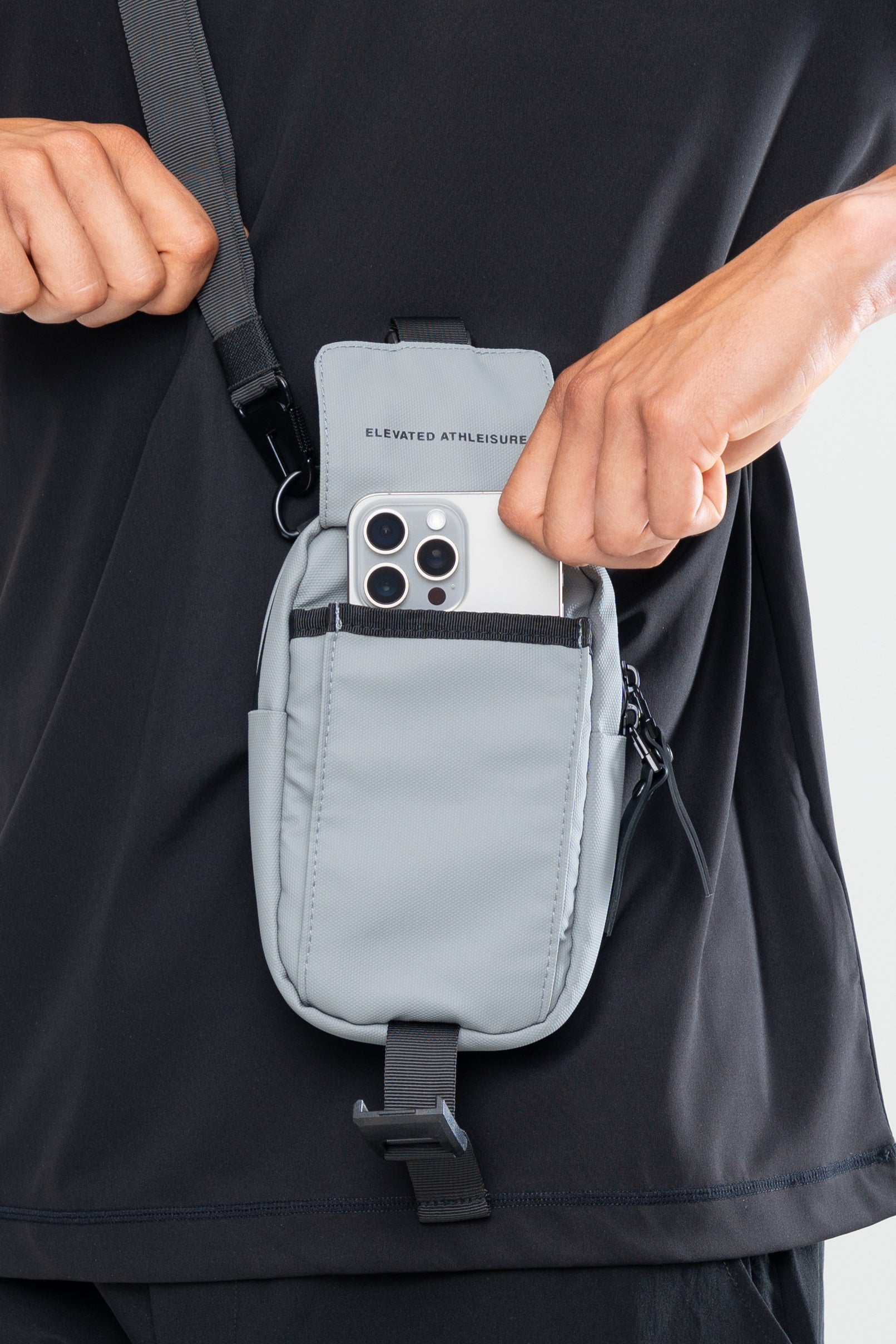 Utility Tech Crossbody - Steel