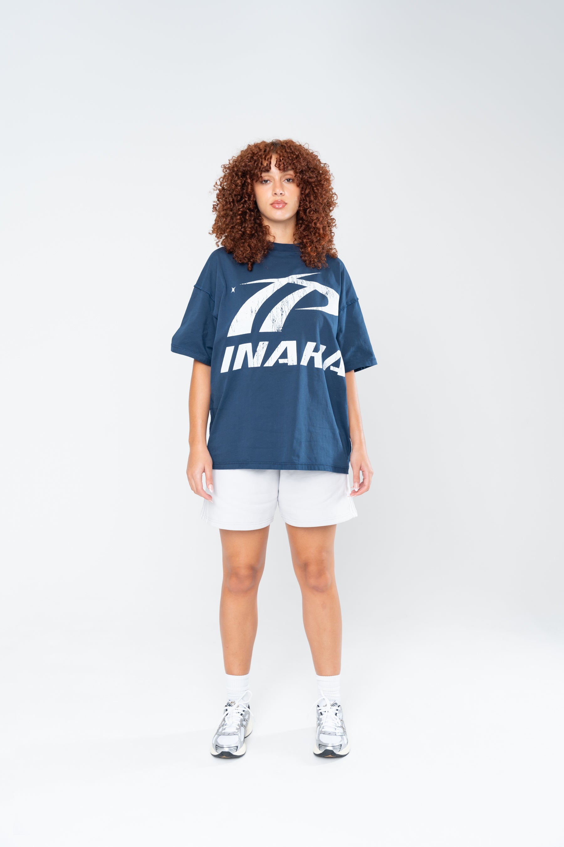 INAKA SPORTSWEAR TEE - NAVY