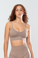 STELLA SEAMLESS BRA - OAK