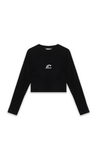 SPORTSWEAR BABY LS TEE - BLACK