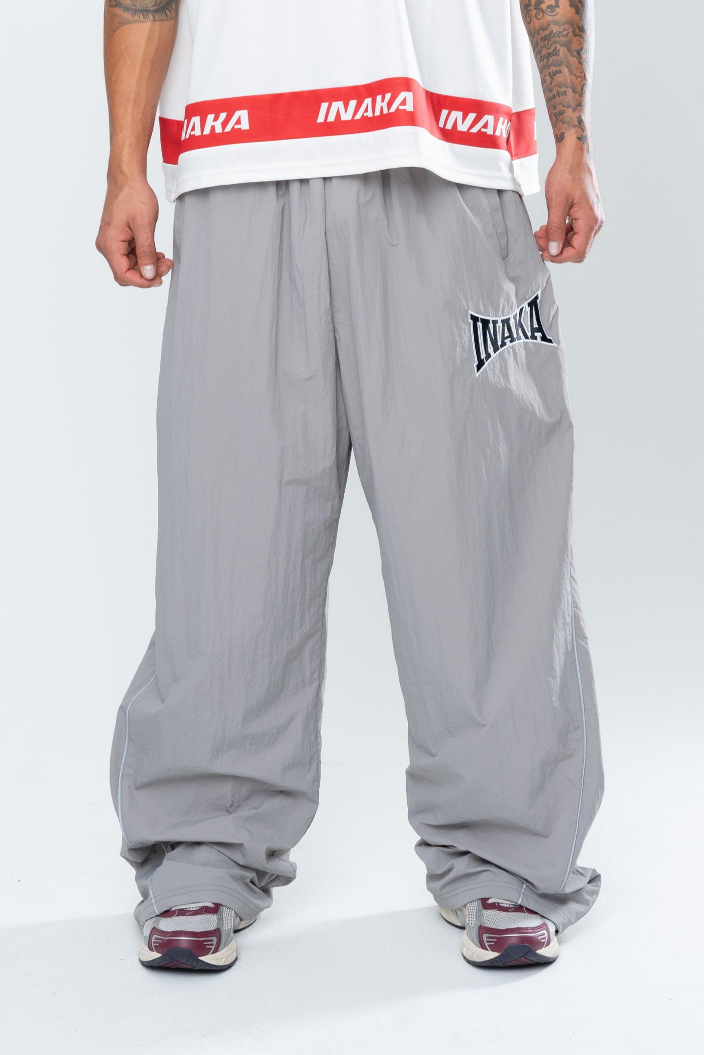 POWERSHOT BAGGY TRACKPANTS - GRAY