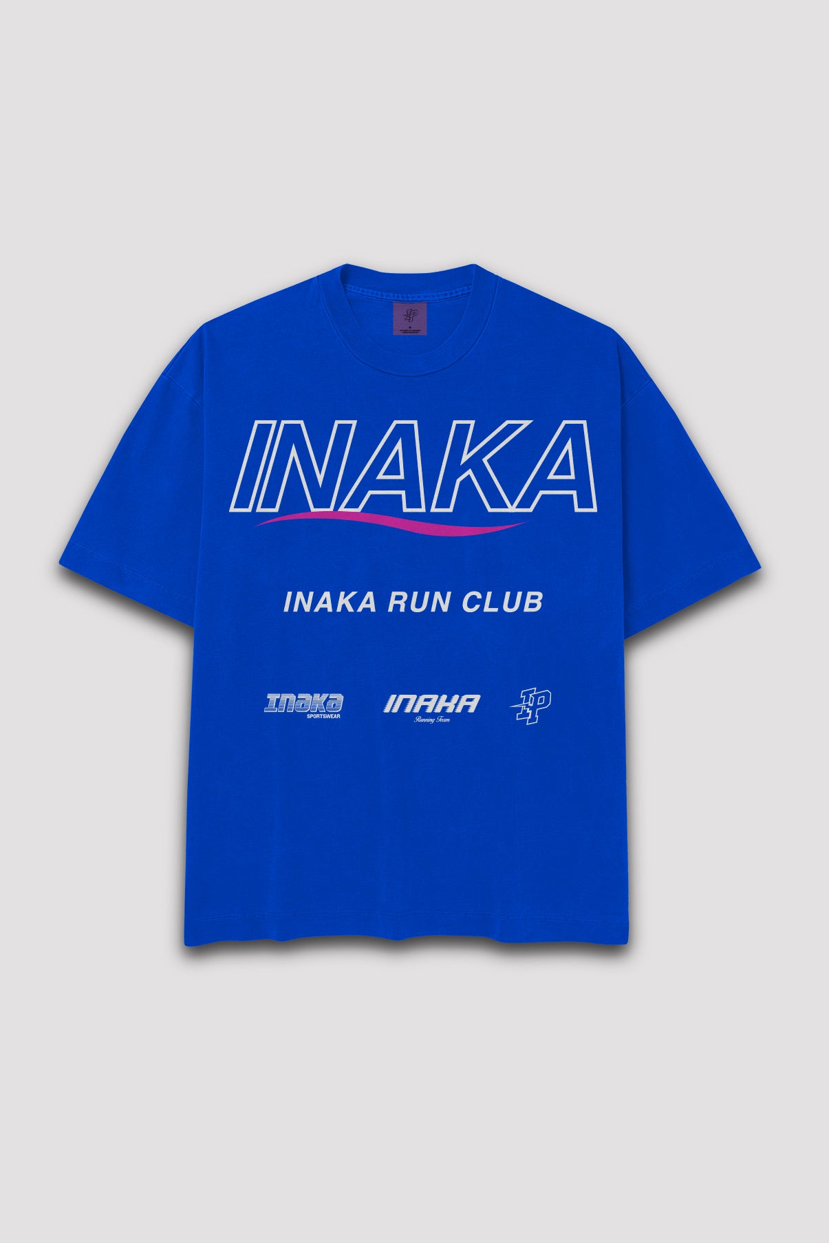 INAKA Run Club Tee - Cobalt Blue