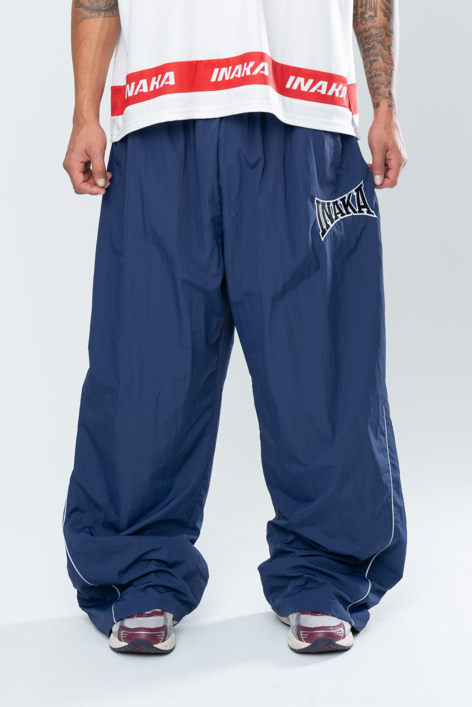 POWERSHOT BAGGY TRACKPANTS - NAVY