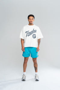 SHOOTING RANGE CROPPED TEE - CREAM