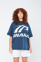 INAKA SPORTSWEAR TEE - NAVY