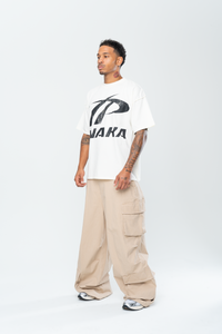 INAKA BAGGY CARGO PANTS - SAND