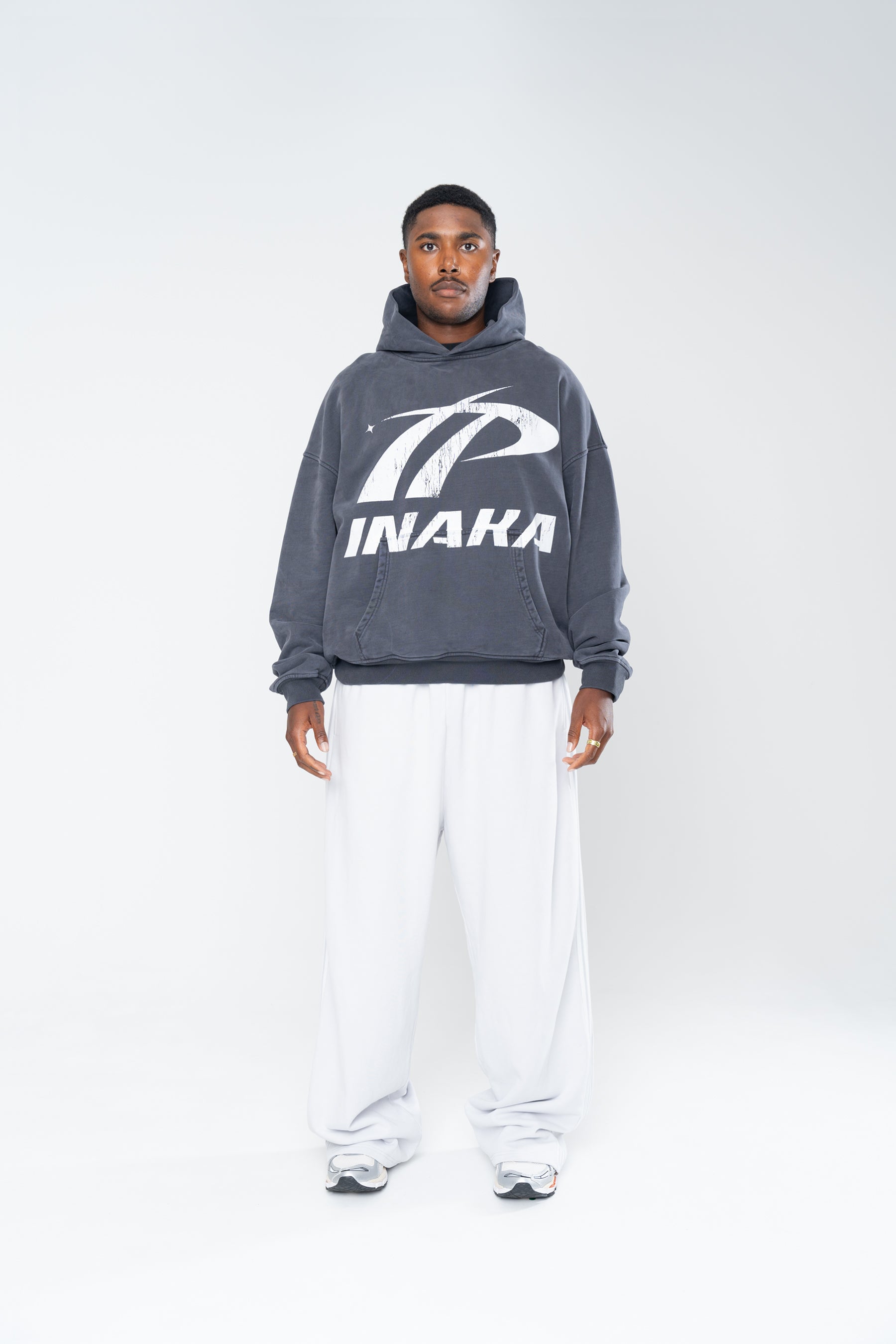 SPORTSWEAR BAGGY SWEATPANTS - GRAY