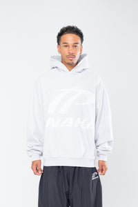 SPORTSWEAR DISTRESSED HOODIE - GRAY