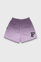 MEN'S GRAPHIC MESH SHORTS - PURPLE GRADIENT