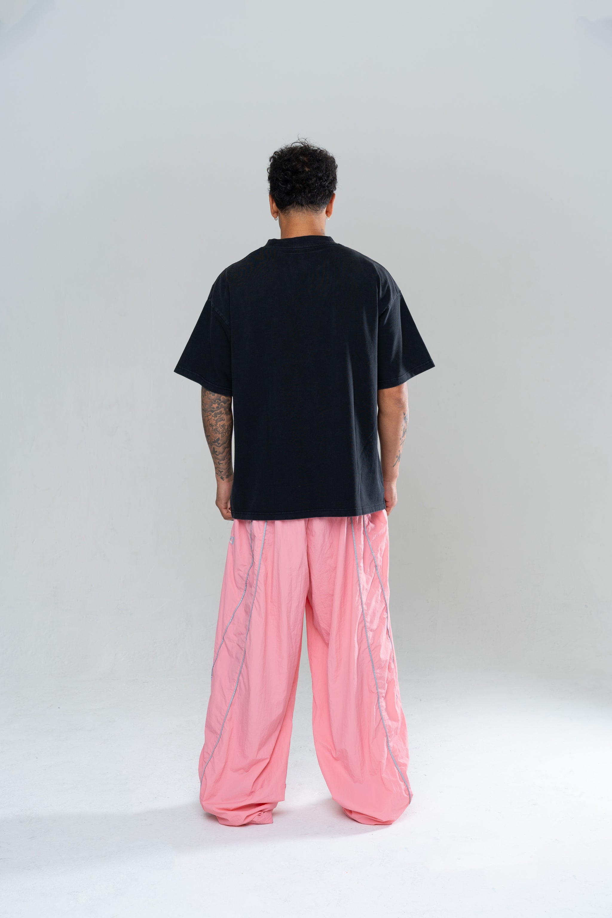ICONIC BAGGY TRACKPANTS - PINK