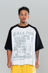 UNDERGROUND CROPPED TEE - WHITE/BLACK