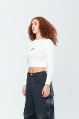 SPORTSWEAR BABY LS TEE - WHITE