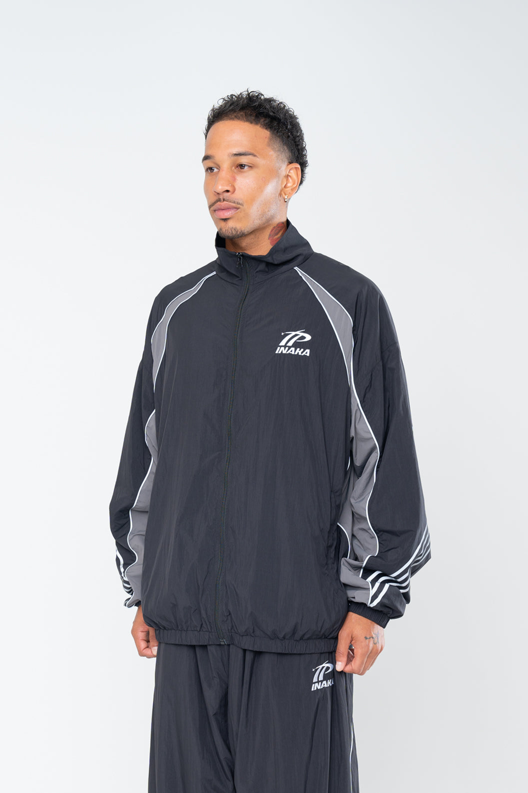 SPORTSWEAR TRACK JACKET - BLACK