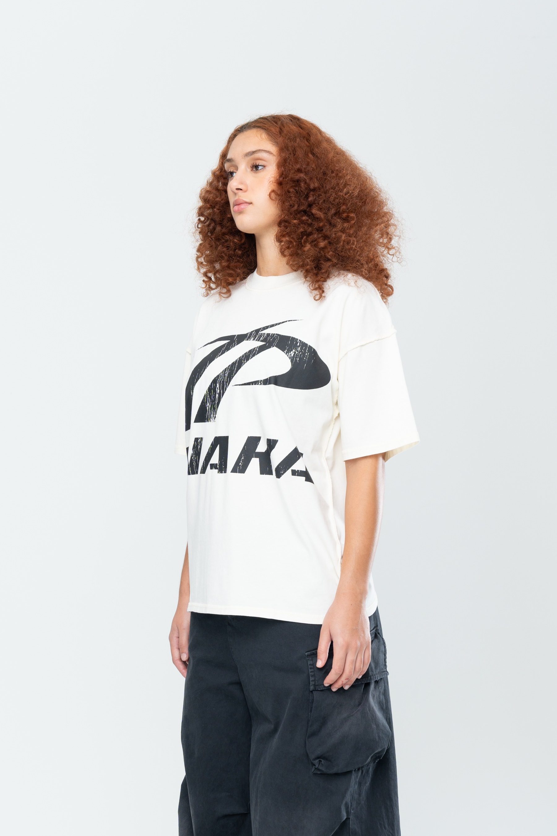 INAKA SPORTSWEAR TEE - CREAM