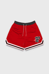 MEN'S LEAGUE MESH SHORTS - BRICK RED