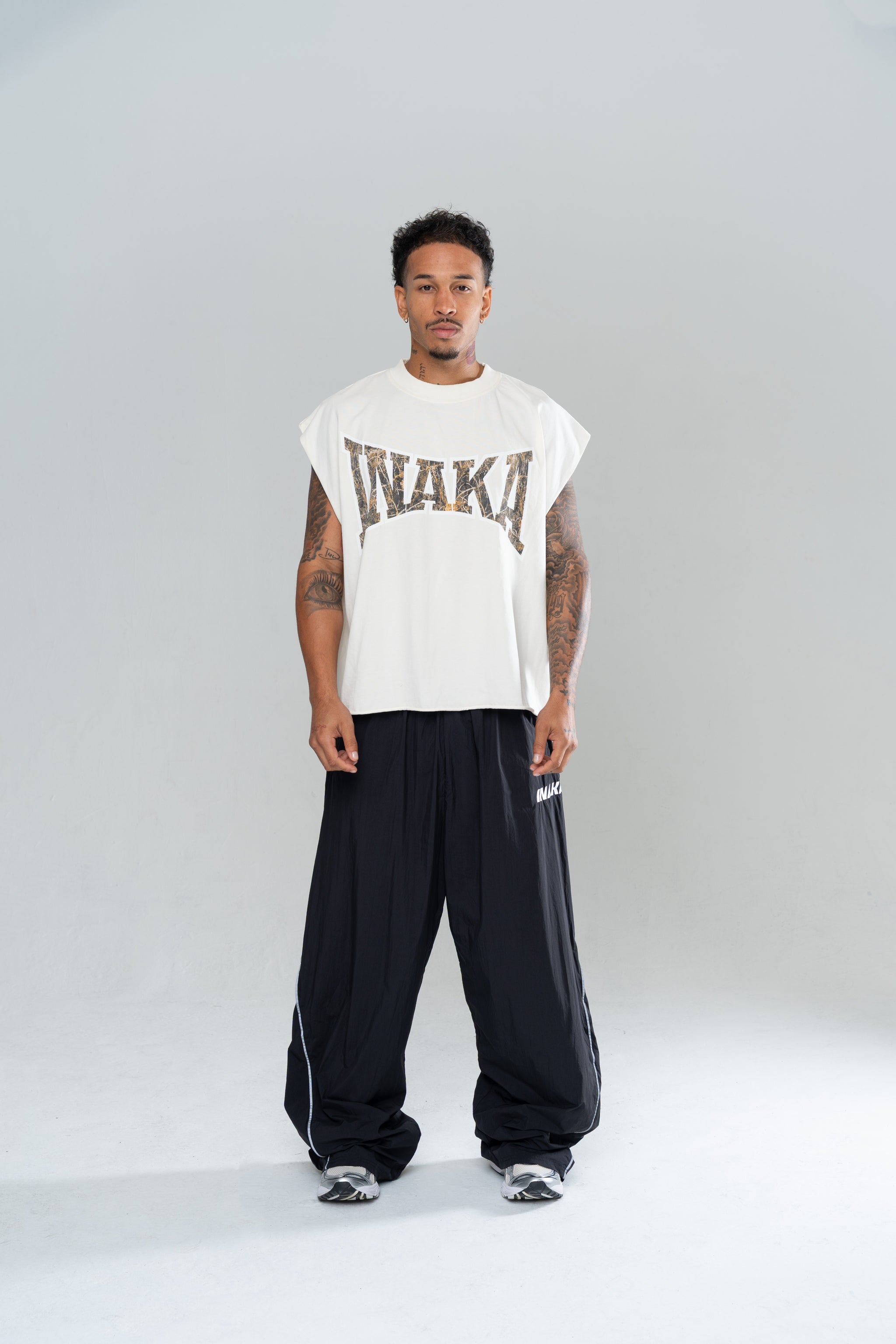 POWERSHOT CUTOFF CAMO TEE - CREAM