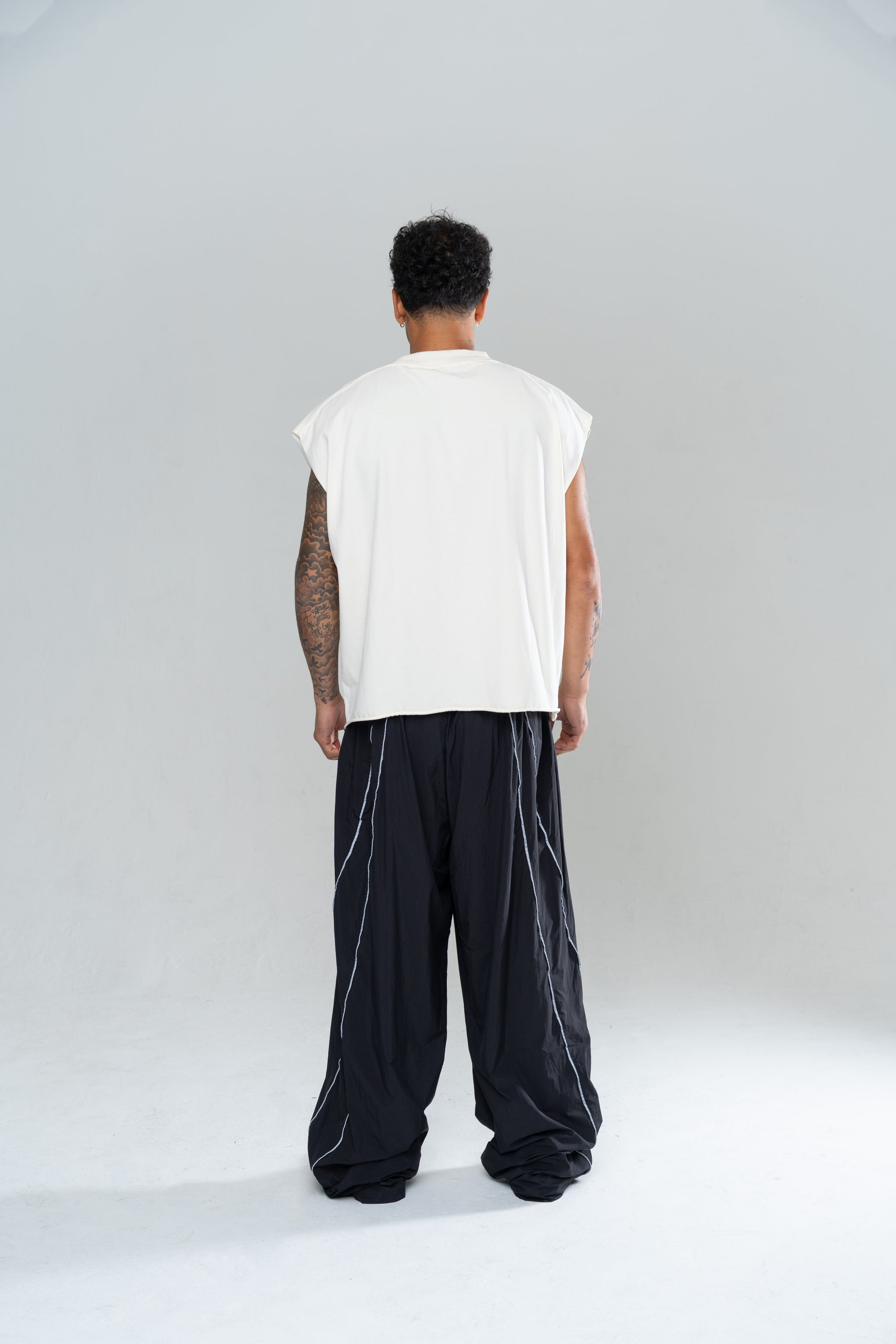 POWERSHOT CUTOFF CAMO TEE - CREAM