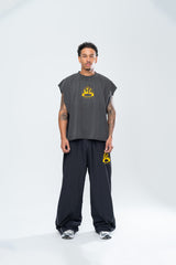 FURY CUTOFF TEE - VINTAGE BLACK