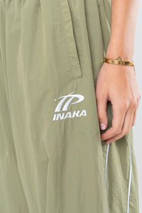 SPORTSWEAR BAGGY TRACK PANTS - OLIVE